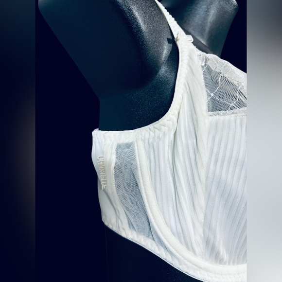 Chantelle Pont Neuf Lace Underwire Bra, Ivory, Size 38D 🫦 - Picture 5 of 11